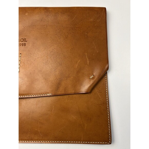 Boldrini Selleria Handmade Florentine Leather Clutch / Document Holder Italy - Picture 8 of 16